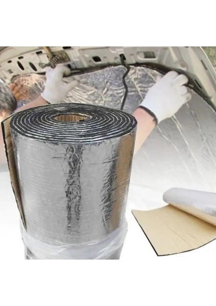 Alüminyum Folyolu Kendinden Yapışkanlı Oto Ses ve Isı Yalıtım Malzemesi 100X100 6mm fiyatları
