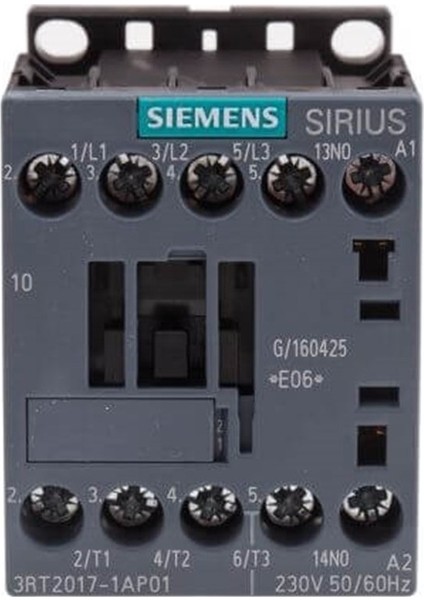 - 3RT2017-1AB01 Sirius Kontaktör 12A 24V Ac 5,5kw