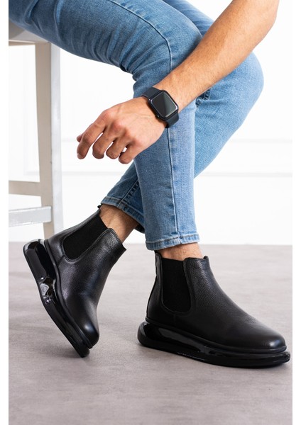 Angeles Erkek Bot Siyah