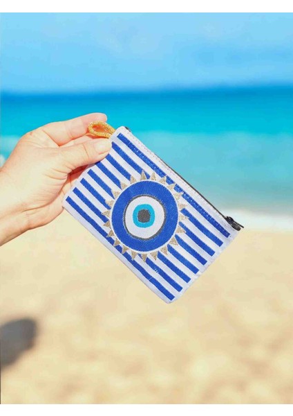 Aegean Mini Makyaj Çantası, Para Çantası,ilaç Çantası