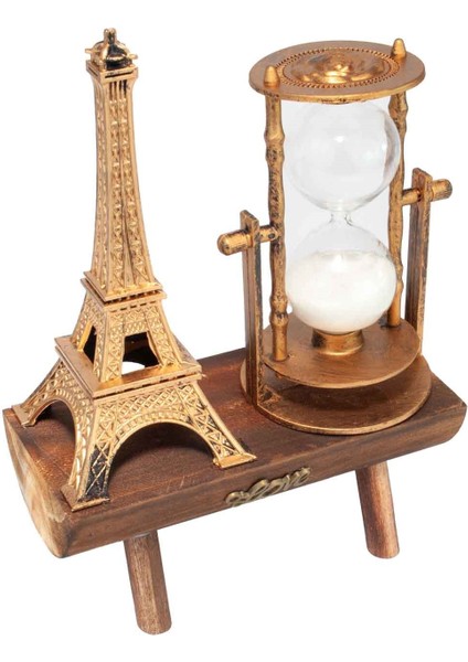 Paris Eiffel Kulesi Temalı Kum Saati – Şık ve Fonksiyonel Dekoratif Tasarım