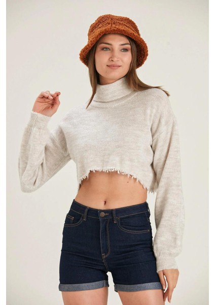 Alexandergardı Boğazlı Crop Kazak (B22-5752)