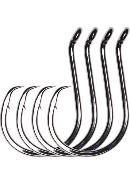 Icerıo 20 Adet Tuzlu Su Anti Korozyon Snapper Balıkçılık Çember Kanca Keskin Nokta Japon Çelik Anti Pas Kanca 1# fiyatları