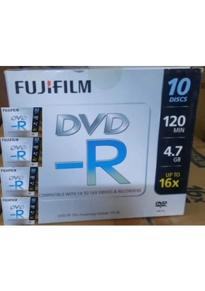Dvd-R Kutulu 50 Adet 120MİN 4.7gb 16X Compatıble