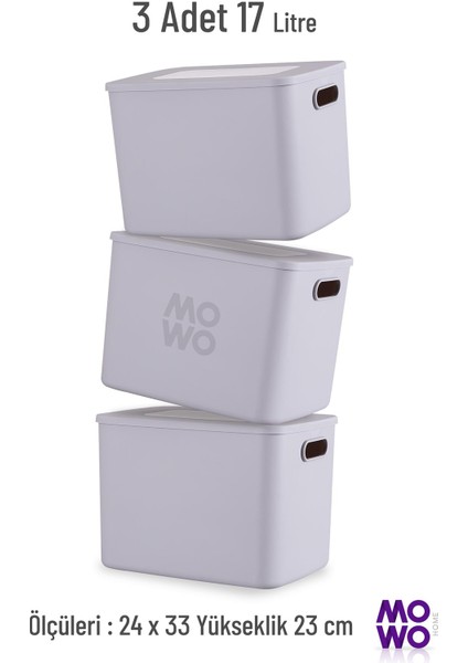 Retro Box 9’lu Gri Çok Amaçlı Düzenleyici Kapaklı Saklama Kutu, Organizer, Storage fiyatları