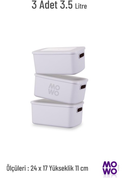 Retro Box 9’lu Gri Çok Amaçlı Düzenleyici Kapaklı Saklama Kutu, Organizer, Storage fırsatları