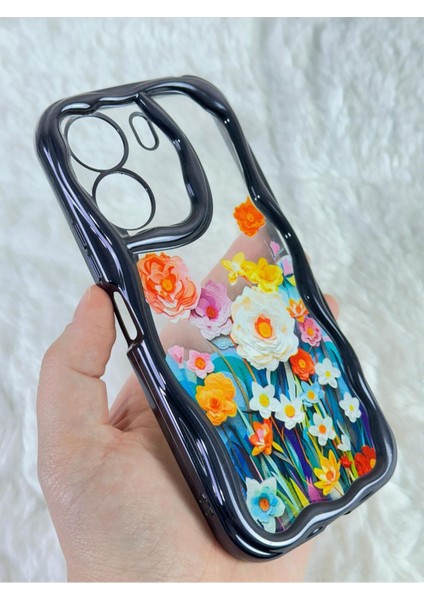 Xiaomi Redmi 13C - Renkli Çiçek Tasarımlı Kamera Korumalı Şık ve Modern Tasarımlı Bloss Kılıf modelleri