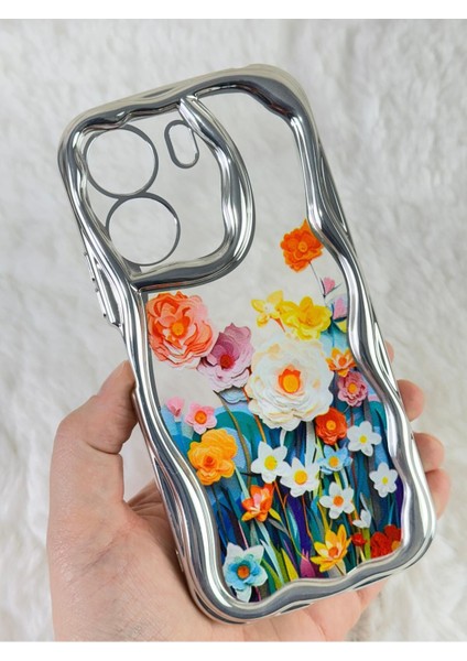 Xiaomi Redmi 13C - Renkli Çiçek Tasarımlı Kamera Korumalı Şık ve Modern Tasarımlı Bloss Kılıf