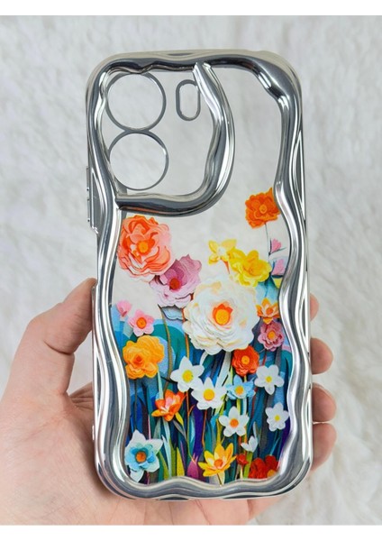 Xiaomi Redmi 13C - Renkli Çiçek Tasarımlı Kamera Korumalı Şık ve Modern Tasarımlı Bloss Kılıf fiyatları