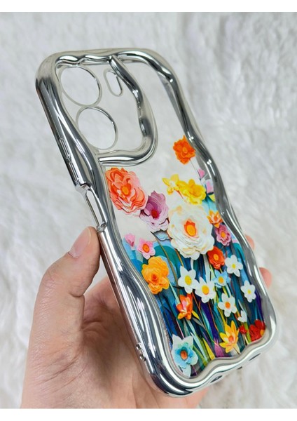 Xiaomi Redmi 13C - Renkli Çiçek Tasarımlı Kamera Korumalı Şık ve Modern Tasarımlı Bloss Kılıf modelleri