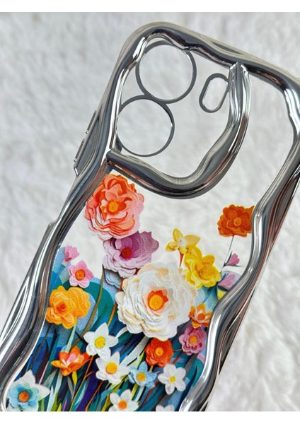 Xiaomi Redmi 13C - Renkli Çiçek Tasarımlı Kamera Korumalı Şık ve Modern Tasarımlı Bloss Kılıf fırsatları