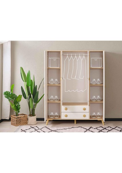 Domino 4 Kapılı Dolap fırsatları