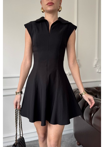 Sıfır Kol Marka Mini Elbise- Siyah fiyatları