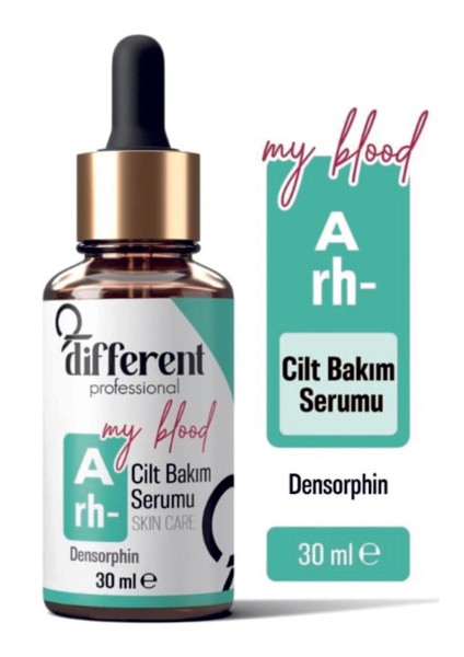 A Rh - Kan Grubuna Özel Cilt Yenileyiici Nemlendirici Leke Önleyici Aydınlatıcı Bakım Serumu 30 ml