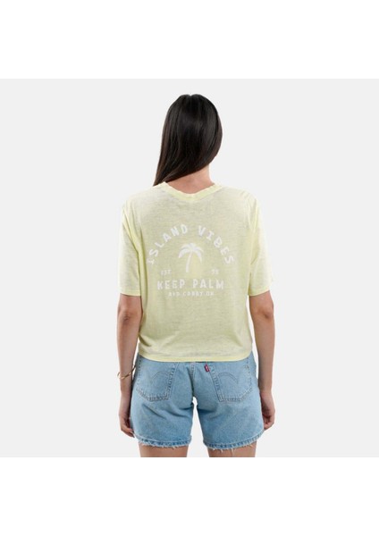 Kadın Sarı T-Shirt 15320622 fiyatları
