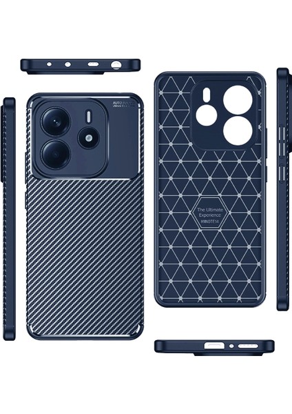 Xiaomi Redmi Note 14 Kılıf Negro Karbon Desen