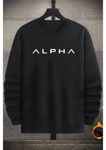 Only Trendwear Unisex Alpha Bisiklet Yaka Sweatshirt