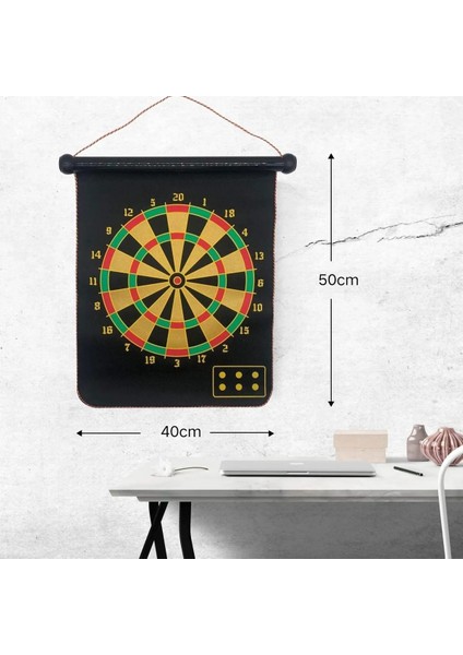 Mıknatıslı Manyetik Dart Katlanabilen Hedef Tahtası Magnet Ok Atma Dartboard Eğlenceli Oyun