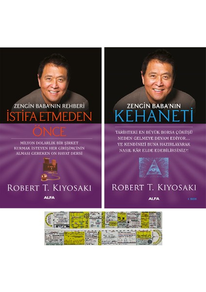 İstifa Etmeden Önce / Zengin Baba'nın Kehaneti 2 Kitap (Matematik Öğreten Cetvel) - Robert T. Kiyosaki
