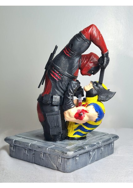 Eselya 3D Deadpool & Wolverine Büst Figür