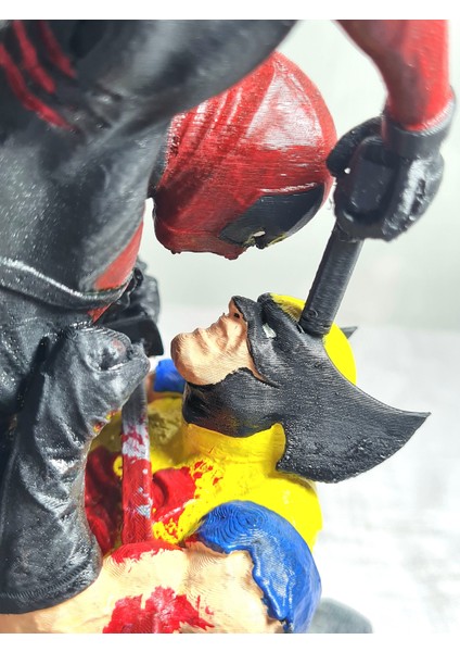 Eselya 3D Deadpool & Wolverine Büst Figür