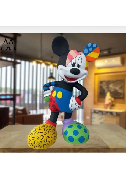 Mickey Mouse Pop Art Dekoratif Obje 25 cm