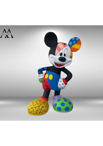 Mickey Mouse Pop Art Dekoratif Obje 25 cm