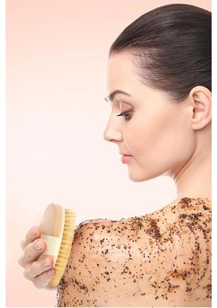 Fırça At Kılı Peeling Etkili Selülit Fırçası Kuru Vücut Banyo Cilt Bakım Duş Fırçası modelleri
