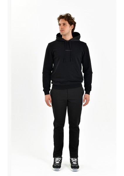 Rafined Workday Erkek Siyah Sweatshirt (BCS2445-02)