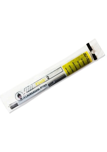 Finis Düz Metal Kesim Kıl Testere Ucu 12'li Paket - No:2