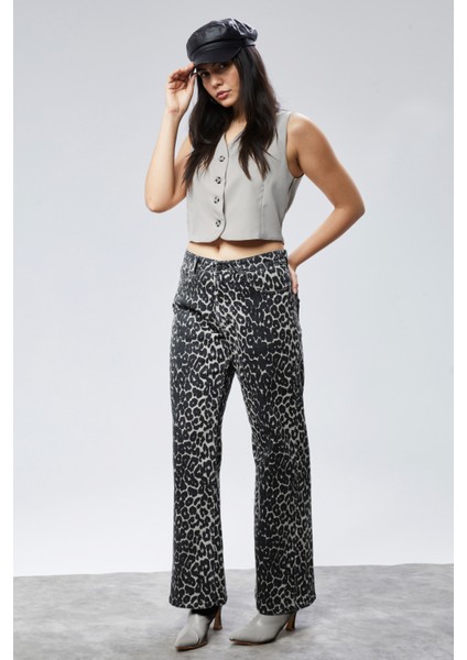 Cedy Denım Yüksek Kalite Kadın Palazzo Yüksek Bel Cotton Jean Pantolon modelleri