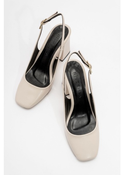 PESCA Bej Cilt Gova Kadın Ayakkabı indirimleri