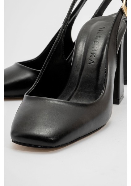 PESCA Siyah Cilt Gova Kadın Ayakkabı modelleri