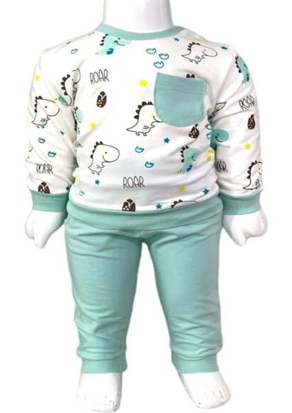 Roar Baskılı Ikili Bebek Takımı