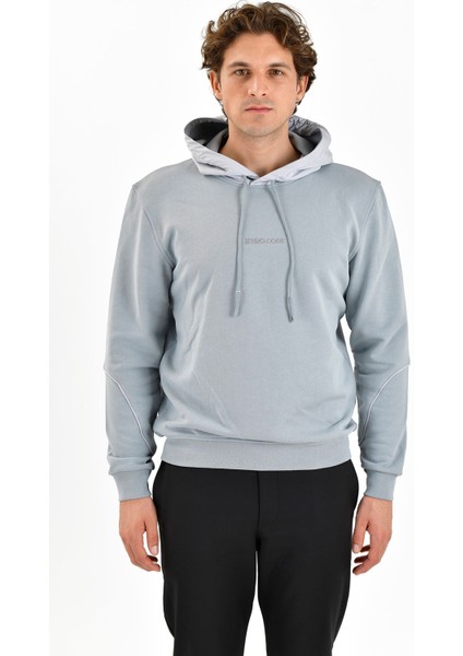 Rafined Workday Erkek Mavi Sweatshirt (BCS2445-03)
