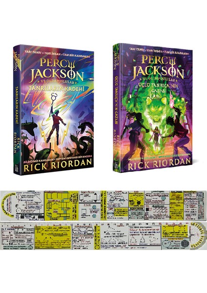 Percy Jackson ve Olimposlular Tanrıların Kadehi / Üçlü Tanrıça'nın Gazabı 2 Kitap (Matematik Öğreten Cetvel) - Rick Riordan