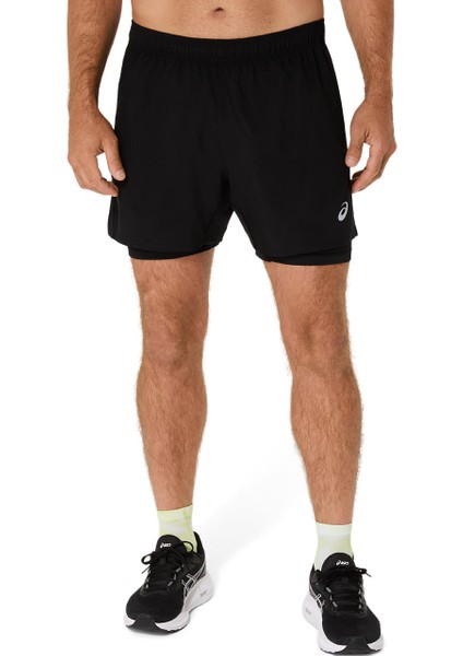 Asics Core 2-N-1 5ın Short Erkek Siyah 2011D218-001