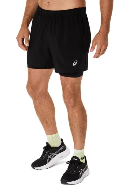 Asics Core 2-N-1 5ın Short Erkek Siyah 2011D218-001 fiyatları