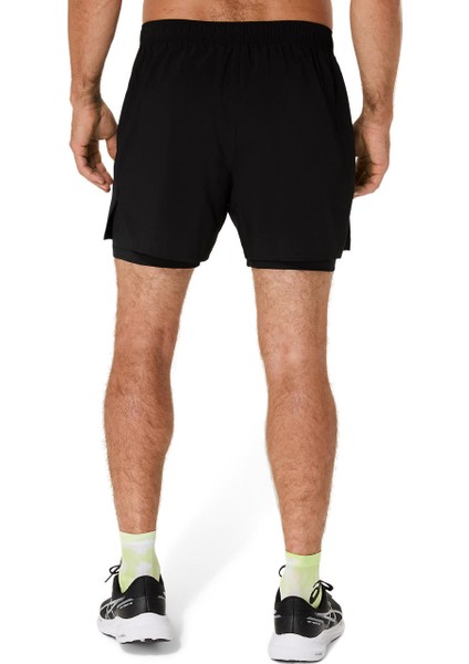 Asics Core 2-N-1 5ın Short Erkek Siyah 2011D218-001 modelleri