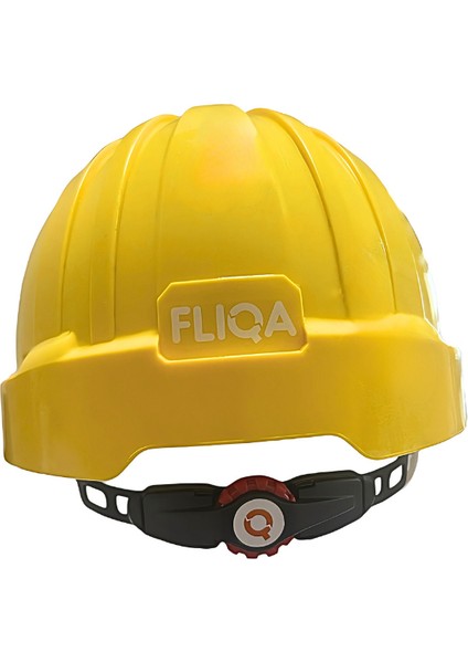 Flıqa HB100 Standart Baret (Kırmızı) – Dayanıklı Başlık + Kulak Tıkacı
