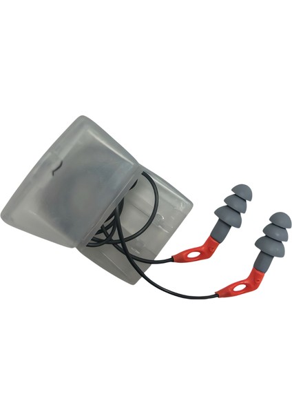 Flıqa HB100 Standart Baret (Kırmızı) – Dayanıklı Başlık + Kulak Tıkacı