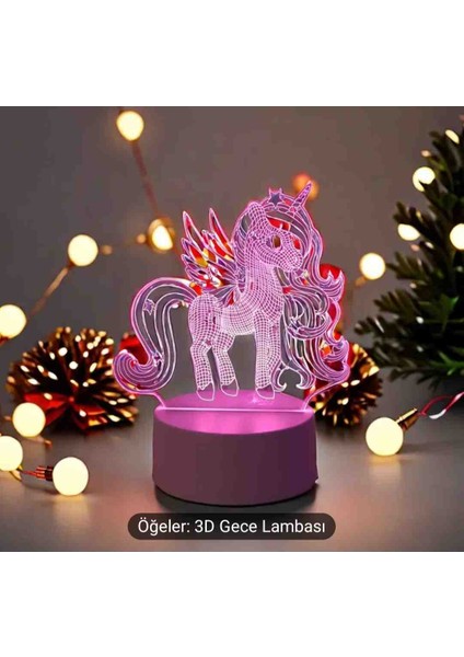 3D Gece Lambası