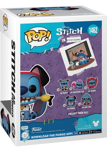 Disney Stitch In Costume - Stitch As Pongo NO:1462