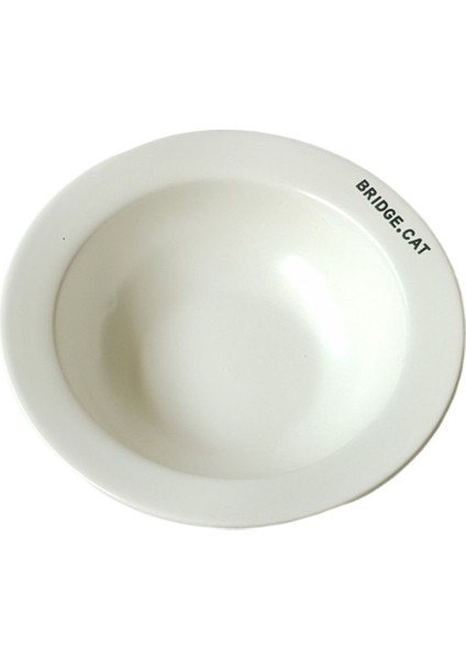 Seramik Kedi Kabı Siyah Çene Önleyici Pet Kase (Yurt Dışından)