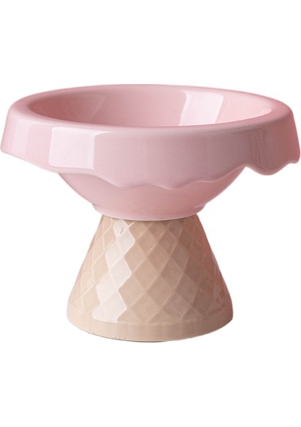 Seramik Kedi Kabı Siyah Çene Önleyici Pet Kase (Yurt Dışından)