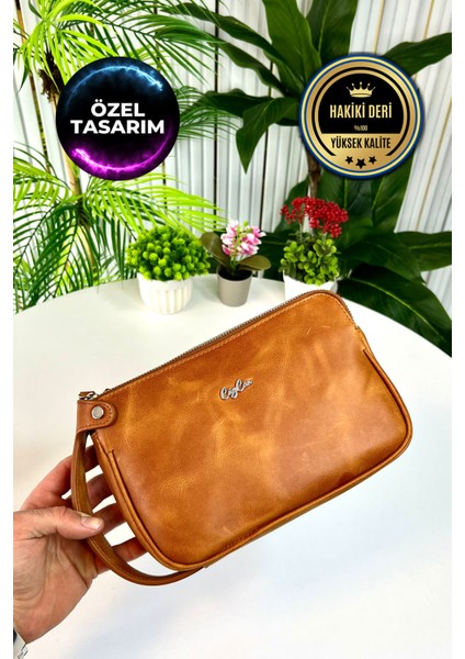 Rewoler Antik Taba Tabanca Model Deri El Çantası