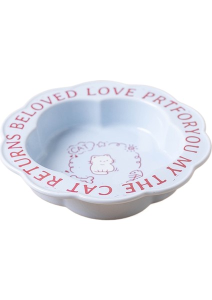 Seramik Kedi Kabı Siyah Çene Önleyici Pet Kase (Yurt Dışından)