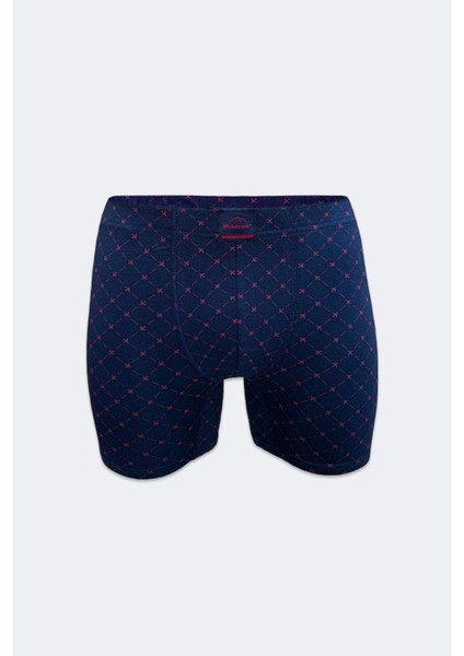 Erkek 3 Lü Lacivert Desenli Premium Collection Modal Uzun Boxer 3M250 fırsatları