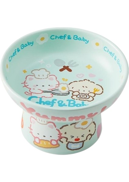 Seramik Kedi Kabı Siyah Çene Önleyici Pet Kase (Yurt Dışından)