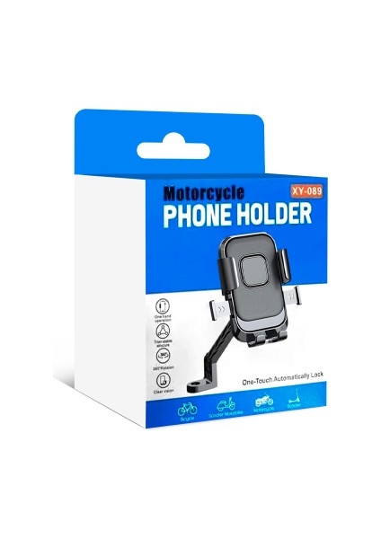 XY-089 Motosiklet Telefon Tutucu Aynaya Montaj modelleri